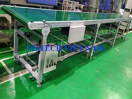 Băng tải PVC tăng chỉnh chiều cao