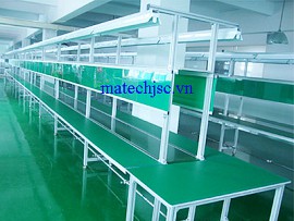 Băng truyền khung nhôm một băng tải