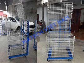 Xe sấy phên lưới inox 25 tầng