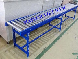 Băng tải con lăn tự do dài 5m