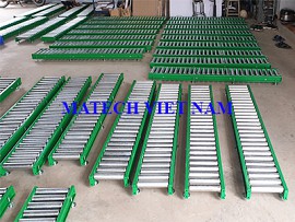 Băng tải con lăn tự do dài 2m