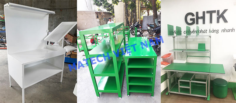Hình ảnh một số bàn thao tác do Matech sản xuất