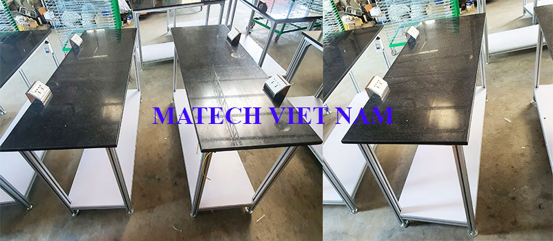 ban thao tac khung nhom mat da test bep tu